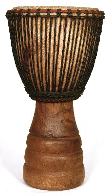 Traditional djembes